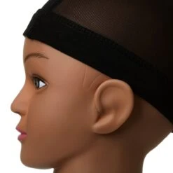 KISS - RED MESH DOME WIG CAP (BLACK & REGULAR SIZE) -Zoe Beauty Supply Shop red hwc06 component detail nov.02.2020