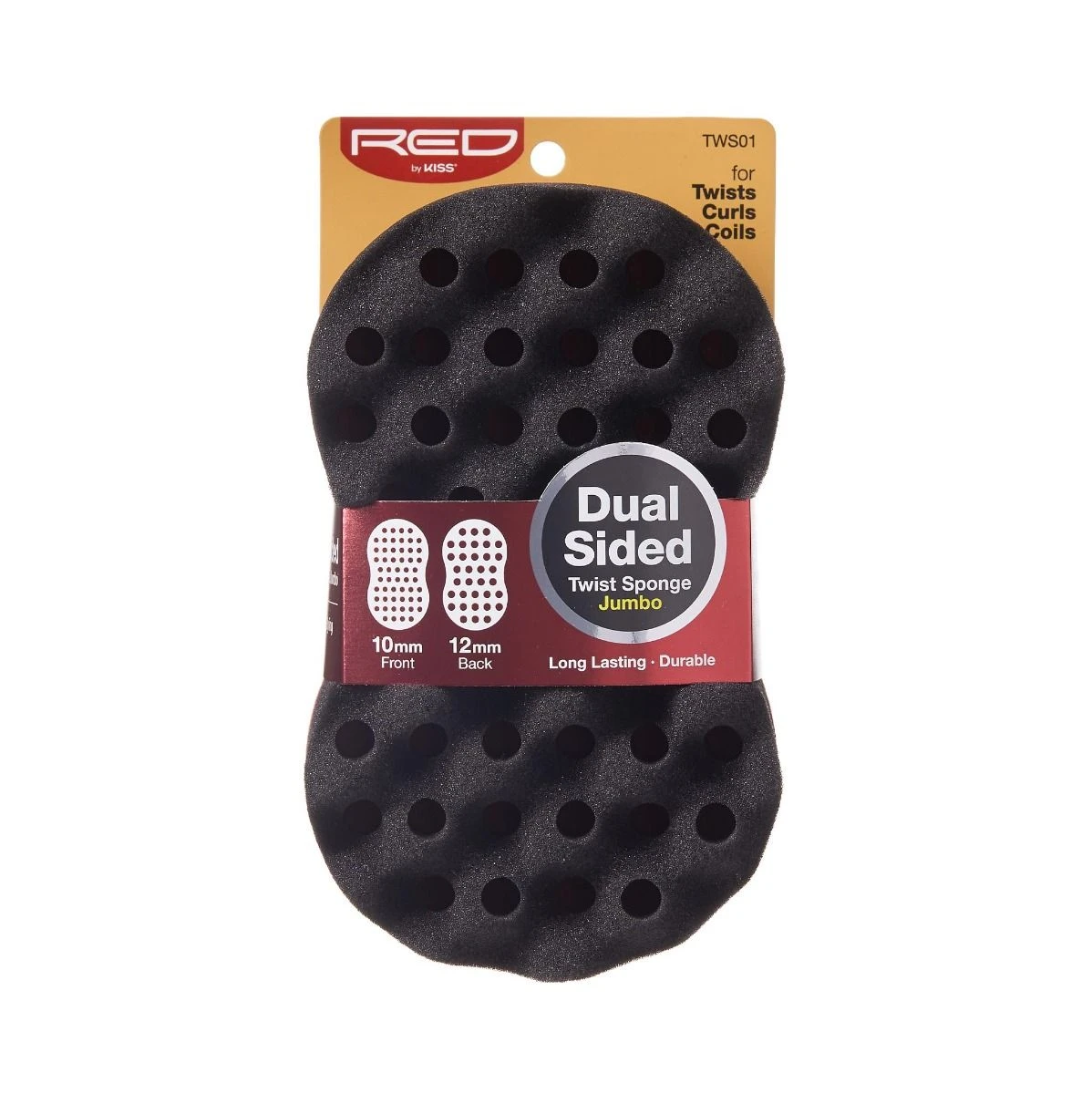 KISS - RED TWIST SPONGE - JUMBO 1 KISS - RED TWIST SPONGE - JUMBO