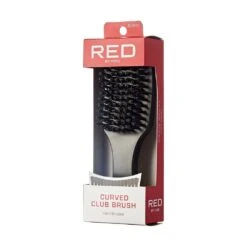 KISS - RED INJECTION BOAR BRUSH (CL H) -Zoe Beauty Supply Shop redbykiss bori02 curvedclubbrush package rightside 731509828719 mar.04.2022 web