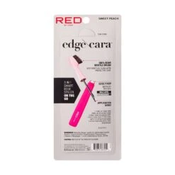 KISS - RED EDGE CARA SWEET PEACH -Zoe Beauty Supply Shop redbykiss hh104 edgecarabrush packageback 649674087452 web