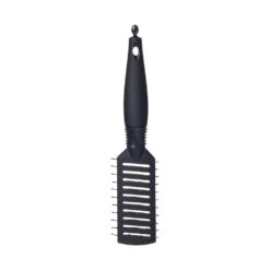 KISS - RED RUBBERIZED VENT BRUSH -Zoe Beauty Supply Shop redbykiss hh31 product back jun.08.2021