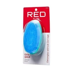 KISS - RED Professional Easy Grip Detangling Brush -Zoe Beauty Supply Shop redbykiss hh44 easygripdetanglebrush package rightside 649674065672 aug.31.2022