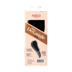 KISS - RED DETANGLE GLITTER BRUSH GOLD -Zoe Beauty Supply Shop redbykiss hh52 package back nov.30.2021