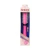 KISS - RED 5 ROW NON-SLIP MINI DETANGLING BRUSH -Zoe Beauty Supply Shop redbykiss hh58 detanglingmininonslipbrush package