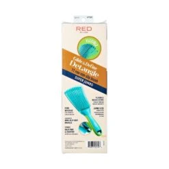 KISS - RED EZ GLIDE DETANGLING BRUSH JUMBO 13 KISS - RED EZ GLIDE DETANGLING BRUSH JUMBO -Zoe Beauty Supply Shop redbykiss hh59 glideanddefinedetanglebrush package back 649674057998 jul222022 web