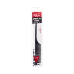 KISS - RED PROFESSIONAL CARBON PARTING RATTAIL -Zoe Beauty Supply Shop redbykiss hm11 carbonfiberpartingrattail package rightside 649674050913 oct.24.2022 web