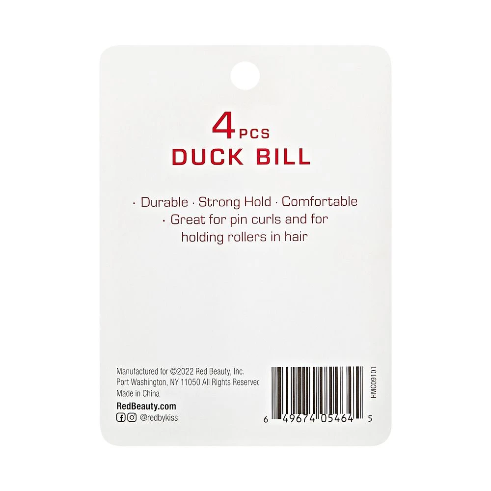 KISS - RED 3 1/2" DUCK BILLS 4PCS 2 KISS - RED 3 1/2" DUCK BILLS 4PCS - Image 2