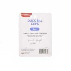 KISS - RED 3 1/2" DUCK BILLS 4PCS 16 KISS - RED 3 1/2" DUCK BILLS 4PCS -Zoe Beauty Supply Shop redbykiss hmc09 duckbillclips package back 649674054645 hm21 25 10.15.2021