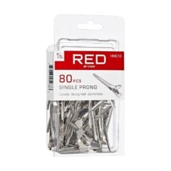 KISS - RED 1 3/4" SINGLE PRONG CLIP (80PCS) -Zoe Beauty Supply Shop redbykiss hmc16 singleprongclip packageleftside 649674054683 web