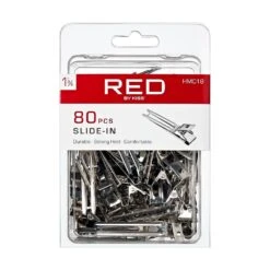 KISS - RED 1 3/4" SLIDE IN CLIP (80PCS) 11 KISS - RED 1 3/4" SLIDE IN CLIP (80PCS) -Zoe Beauty Supply Shop redbykiss hmc18 slidinclip packagefront 649674054706 web