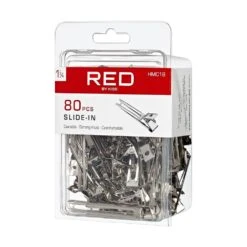 KISS - RED 1 3/4" SLIDE IN CLIP (80PCS) 13 KISS - RED 1 3/4" SLIDE IN CLIP (80PCS) -Zoe Beauty Supply Shop redbykiss hmc18 slidinclip packagerightside 649674054706 web