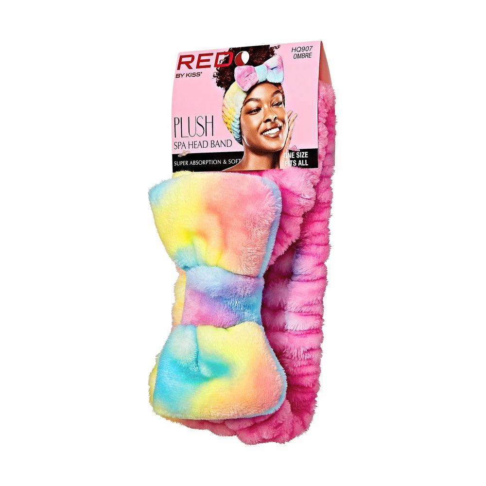 KISS - RED PLUSH SPA HEADBAND OMBRE 2 KISS - RED PLUSH SPA HEADBAND OMBRE - Image 2