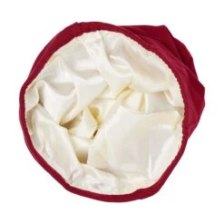 KISS - RED SILKY SATIN LINED HAIR CAP (ASSORTED) -Zoe Beauty Supply Shop redbykiss hslap01a silkysatinlinedhaircap product 731509791167 mar.25.2022