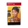 KISS - RED VELCRO MESH WRAP BLACK REGULAR SIZE -Zoe Beauty Supply Shop redbykiss hwr02 doublemeshvelcrowrap package front 731509700114 oct.27.2022 web