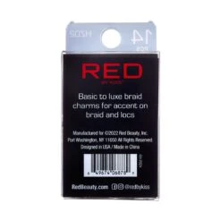 KISS - RED BRAID CHARM CLASSY HZ02 7 KISS - RED BRAID CHARM CLASSY HZ02 -Zoe Beauty Supply Shop redbykiss hz02 braidcharms package back 649674068789 oct.28.2022 nw3