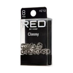 KISS - RED BRAID CHARM CLASSY HZ12 -Zoe Beauty Supply Shop redbykiss hz12 braidcharms package rightside 649674069007 10.31.2022 nw3