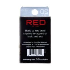 KISS - RED BRAID CHARM CLASSY HZ13 -Zoe Beauty Supply Shop redbykiss hz13 braidcharms package back 649674069014 oct.28.2022 nw3