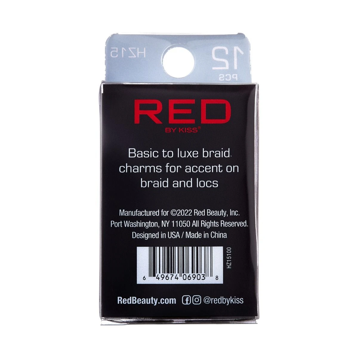 KISS - RED BRAID CHARM CLASSY HZ15 4 KISS - RED BRAID CHARM CLASSY HZ15 - Image 4