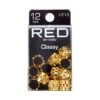 KISS - RED BRAID CHARM CLASSY HZ16 -Zoe Beauty Supply Shop redbykiss hz16 braidcharms package front 649674069045 oct.28.2022 nw3