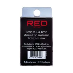KISS - RED BRAID CHARM STYLISH HZ20 5 KISS - RED BRAID CHARM STYLISH HZ20 -Zoe Beauty Supply Shop redbykiss hz20 braidcharms package back 649674069083 oct.28.2022 nw3