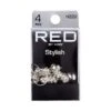 KISS - RED BRAID CHARM STYLISH HZ22 -Zoe Beauty Supply Shop redbykiss hz22 braidcharms package front 649674069106 oct.28.2022