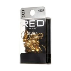 KISS - RED BRAID CHARM ELEPHANT HZ27 -Zoe Beauty Supply Shop redbykiss hz27 braidcharms package rightside 649674069151 10.31.2022 nw3