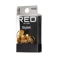 KISS - RED BRAID CHARM CLASSY HZ29 -Zoe Beauty Supply Shop redbykiss hz29 braidcharms package rightside 649674069175 10.31.2022 nw3