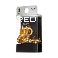 KISS - RED BRAID CHARM STYLISH HZ30 -Zoe Beauty Supply Shop redbykiss hz30 braidcharms package rightside 649674069182 10.31.2022 nw3
