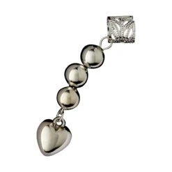 KISS - RED BRAID CHARM CLASSY CLIP HEART HZ37 -Zoe Beauty Supply Shop redbykiss hz37 braidcharms product 649674069267 oct.28.2022