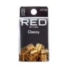 KISS - RED BRAID CHARM CLASSY HZ39 -Zoe Beauty Supply Shop redbykiss hz39 braidcharms package front 649674069281 oct.28.2022