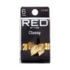 KISS - RED BRAID CHARM CLIP LEAF HZ43 4 KISS - RED BRAID CHARM CLIP LEAF HZ43 -Zoe Beauty Supply Shop redbykiss hz43 braidcharms package front 649674069328 oct.28.2022
