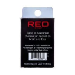 KISS - RED BRAID CHARM STYLISH RING HZ49 7 KISS - RED BRAID CHARM STYLISH RING HZ49 -Zoe Beauty Supply Shop redbykiss hz49 braidcharms package back 649674069380 oct.28.2022