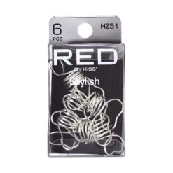 KISS - RED BRAID CHARM STYLISH COIL HEART HZ51