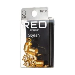KISS - RED BRAID CHARM STYLISH HZ52 -Zoe Beauty Supply Shop redbykiss hz52 braidcharms package rightside 649674069410 10.31.2022