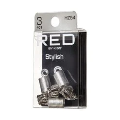 KISS - RED BRAID CHARM STYLISH HZ54 -Zoe Beauty Supply Shop redbykiss hz54 braidcharms package rightside 649674069434 10.31.2022