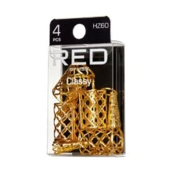 KISS - RED BRAID CHARM HZ60 -Zoe Beauty Supply Shop redbykiss hz60 braidcharms package rightside 649674069496 10.31.2022