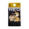 KISS - RED BRAID CHARM LUXURY CLIP SUNFLOWER HZ71 -Zoe Beauty Supply Shop redbykiss hz71 braidcharms package front 649674068840 oct.28.2022