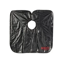 KISS - COMB-OUT CAPE, BLACK, SOFT VINYL -Zoe Beauty Supply Shop redbykiss sa02 comboutcape product2 649674086196 web