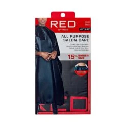 KISS - ALL PURPOSE SALON CAPE, BLACK, NYLON