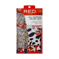 KISS - ALL PURPOSE SALON CAPE, LEOPARD, NYLON
