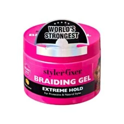 KISS - STYLER FIXER BRAIDING GEL EXTREME -Zoe Beauty Supply Shop redbykiss sbe01 braidinggel product perspective2 649674070577 feb.03.2023 web