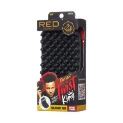 KISS - RED PREMIUM TWIST KING CURVED & DENSED (HS03) -Zoe Beauty Supply Shop redpremium hs03 bowwowtwistking package rightside