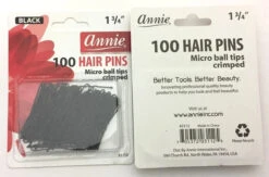 ANNIE - 100 1 3/4" HAIR PINS BLACK #3112 -Zoe Beauty Supply Shop s l1200 1a09495f ac58 434e a0a6 b650ca38e2ad