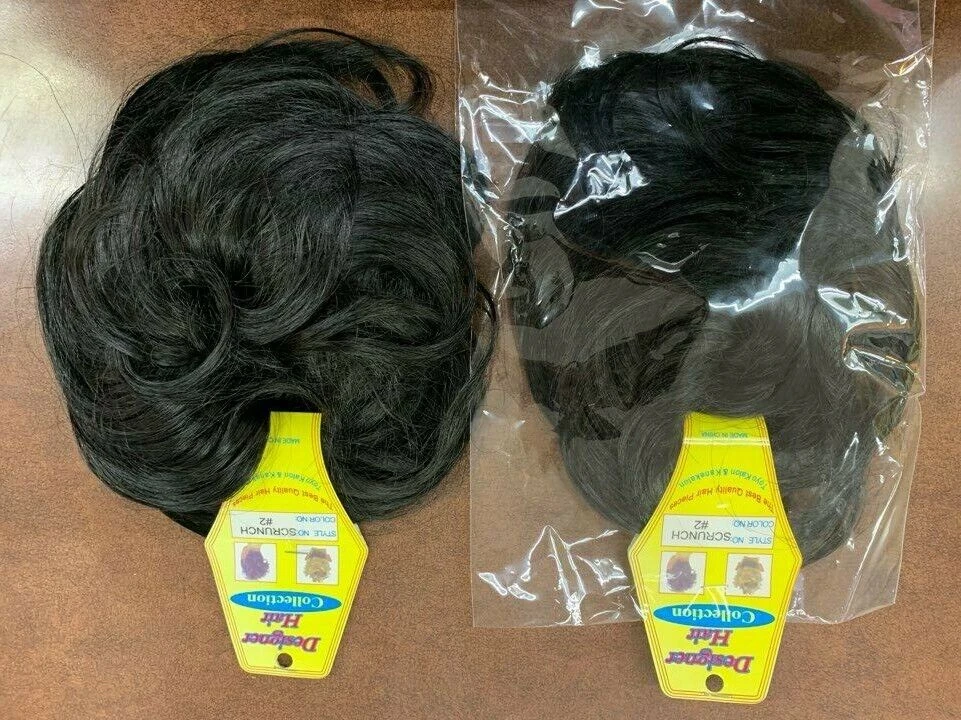 Aplus Designer Hair Collection - Scrunch Hair Tie (2) 5 Aplus Designer Hair Collection - Scrunch Hair Tie (2) - Image 5