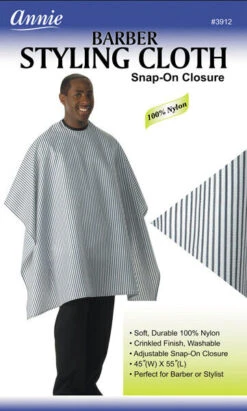 ANNIE - Barber Styling Cloth Snap-On Closure #3912