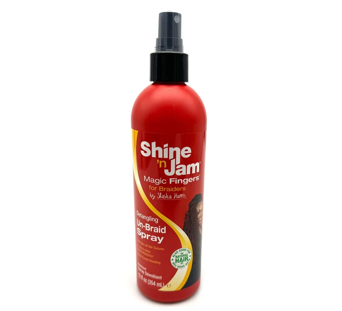 AMPRO - Magic Fingers Shine 'N Jam Detangling Un-Braid Spray 1 AMPRO - Magic Fingers Shine 'N Jam Detangling Un-Braid Spray