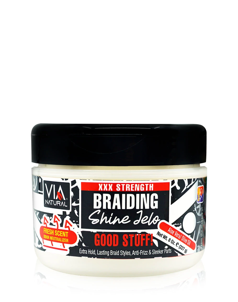 VIA - Natural GOOD STUFF! XXX Strength Braiding Shine Jelo 1 VIA - Natural GOOD STUFF! XXX Strength Braiding Shine Jelo